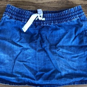 BabyGap soft denim girls skirt